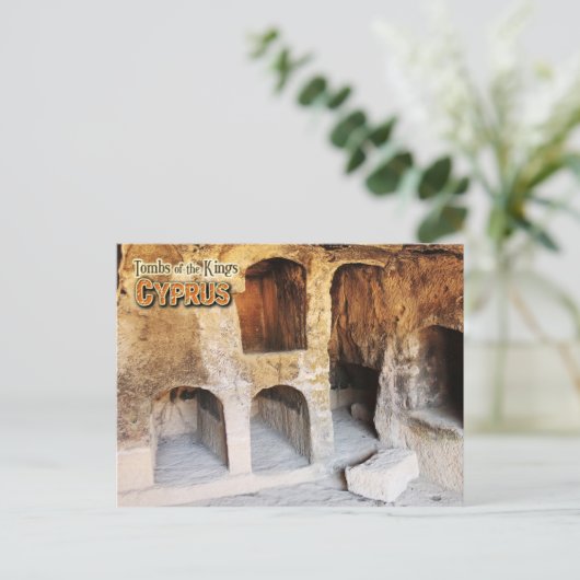 Gräber der Könige, Paphos, Zypern Postkarte (Stehend Vorderseite)
