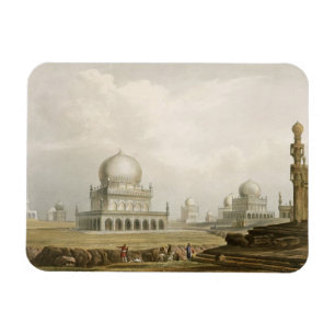 Gräber der Könige von Golconda im Jahre 1813, vo Magnet