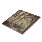 Gräber der Ritter Templar, c.1820-39 (Aquatinta) Fliese (Seite)