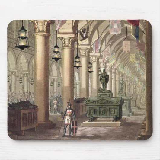 Gräber der Ritter Templar, c.1820-39 (Aquatinta) Mousepad (Vorne)