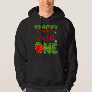 Gräberei des Geburtstags einer Erdbeere 1st Frucht Hoodie