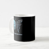 Gräberkrankheit Ich bin der Sturm Kaffeetasse (Vorderseite Links)