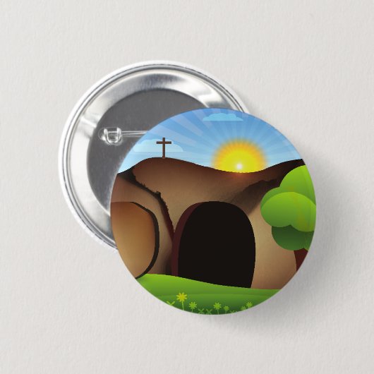 Grabmal Button (Vorne & Hinten)