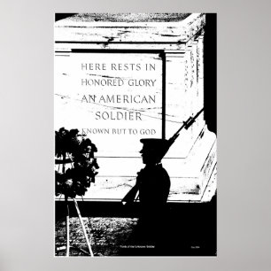Grabmal des unbekannten Soldaten Poster