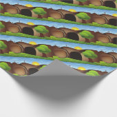 Grabmal Geschenkpapier (Ecke)