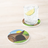 Grabmal Getränkeuntersetzer (Seite)