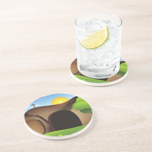 Grabmal Getränkeuntersetzer (Seite)