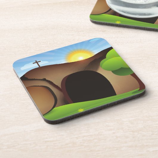 Grabmal Getränkeuntersetzer (Linke Seite)