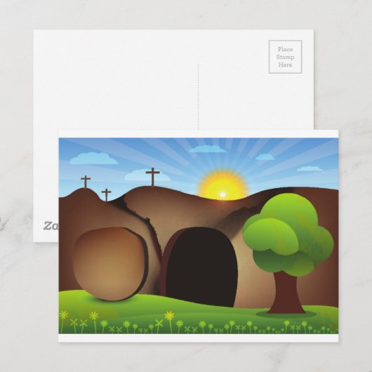 Grabmal Postkarte (Vorne/Hinten)