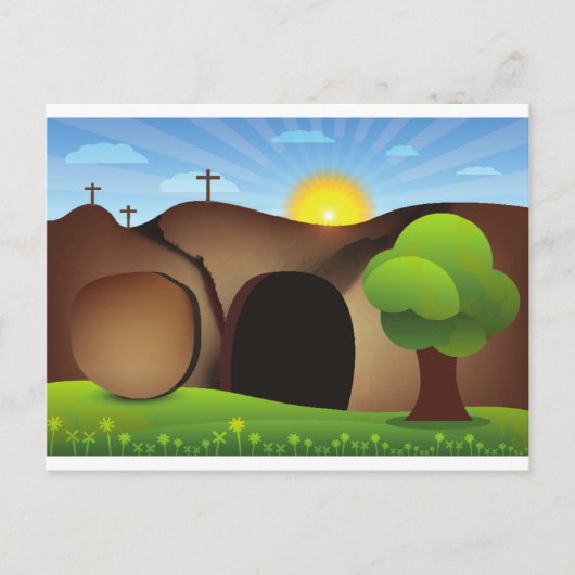 Grabmal Postkarte (Vorderseite)