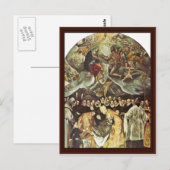 Grabmal von Orgaz durch Greco El Postkarte (Vorne/Hinten)