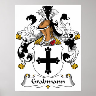 Grabmann Familienwappen Poster