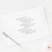 Grabovoi 9681257 Zahlen Rechteckiger Aufkleber (Umschlag)