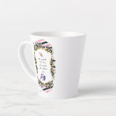 Grabovoi Zahlen für die Freiheit vor Angst Milchtasse (Linke Ecke)