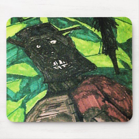Grabrobbe Mousepad (Vorne)