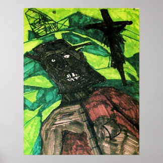 Grabrobbe Poster