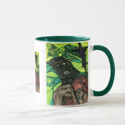 Grabrobbe Tasse (Rechts)