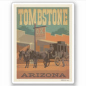Grabstein, Arizona Aufkleber (Vorderseite)