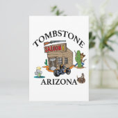 Grabstein, Arizona Dankeskarte (Stehend Vorderseite)
