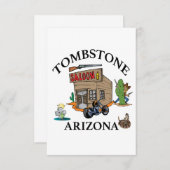 Grabstein, Arizona Dankeskarte (Vorne/Hinten)