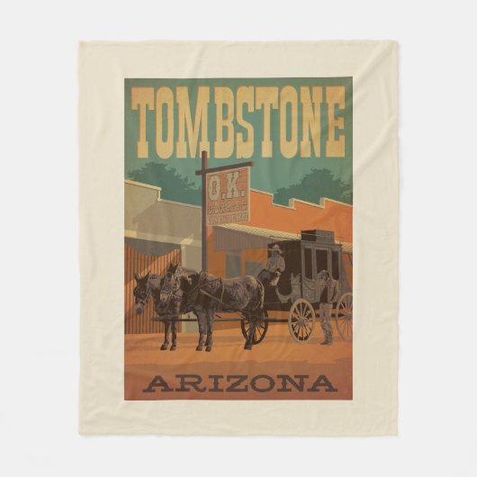 Grabstein, Arizona Fleecedecke (Vorderseite)