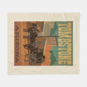 Grabstein, Arizona Fleecedecke (Vorderseite (Horizontal))