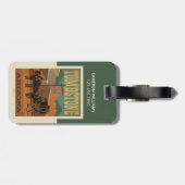 Grabstein, Arizona Gepäckanhänger (Rückseite horizontal)