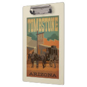 Grabstein, Arizona Klemmbrett (Links)