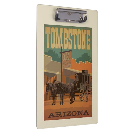 Grabstein, Arizona Klemmbrett (Rechts)