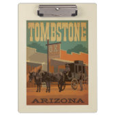 Grabstein, Arizona Klemmbrett (Vorderseite)