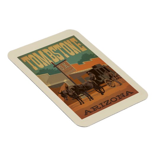 Grabstein, Arizona Magnet (Rechte Seite)