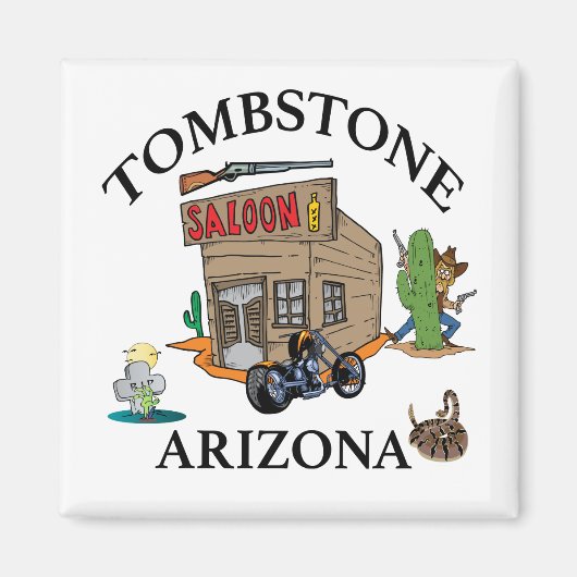 Grabstein, Arizona Magnet (Vorne)