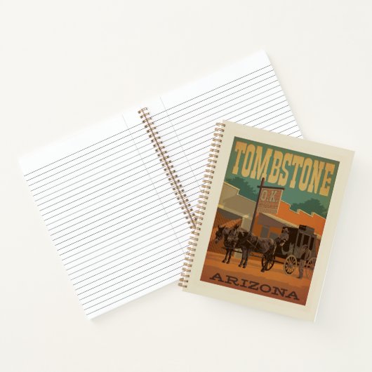 Grabstein, Arizona Notizblock (Innenseite)