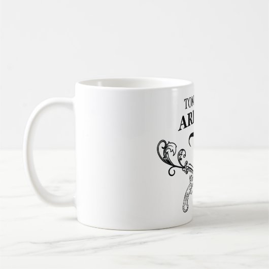 Grabstein-Arizonawilde Westkaffeetasse Kaffeetasse (Links)