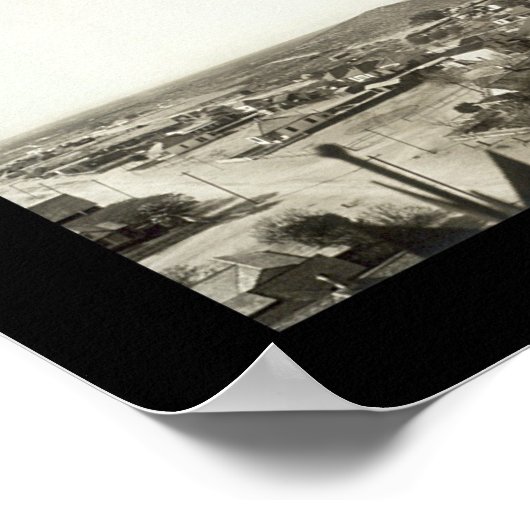 Grabstein, AZ Foto 1909 Poster (Ecke)