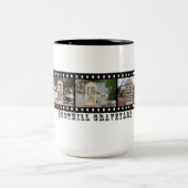 Grabstein Boothill Graveyard-Film-Streifen-Tasse Zweifarbige Tasse (Mittel)