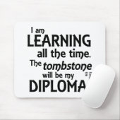 Grabstein-Diplom Mousepad (Mit Mouse)