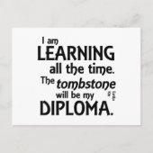 Grabstein Diploma Postkarte (Vorderseite)