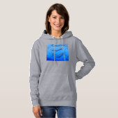 Grabstein Geschnitzte Hände Hoodie (Vorne ganz)