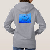 Grabstein Geschnitzte Hände Hoodie (Rückseite)