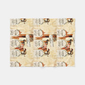 Grabstein-Grab-kleine Fleece-Decke Fleecedecke (Vorderseite (Horizontal))