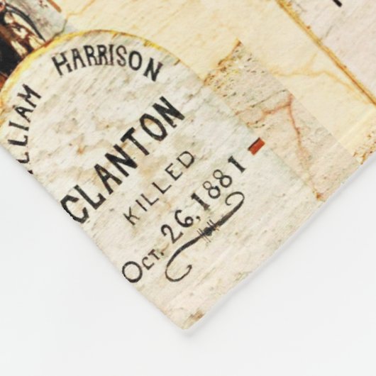 Grabstein-Grab-kleine Fleece-Decke Fleecedecke (Ecke)