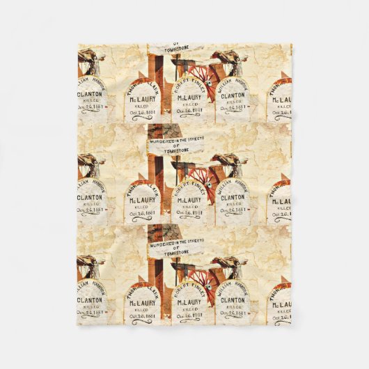 Grabstein-Grab-kleine Fleece-Decke Fleecedecke (Vorderseite)