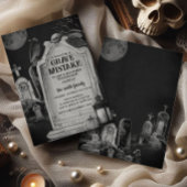 Grabstein Graveyard Halloween-Party Einladung