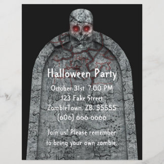 Grabstein - Halloween-Flyer Flyer