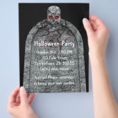 Grabstein - Halloween-Flyer Flyer (Hand)