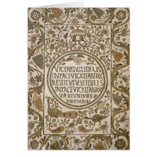 Grabstein mit einem Epitaphen