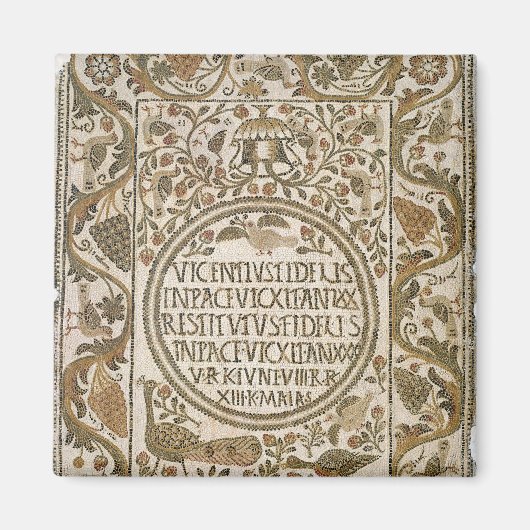 Grabstein mit Epitaph Magnet (Vorne)