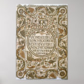 Grabstein mit Epitaph Poster (Vorne)