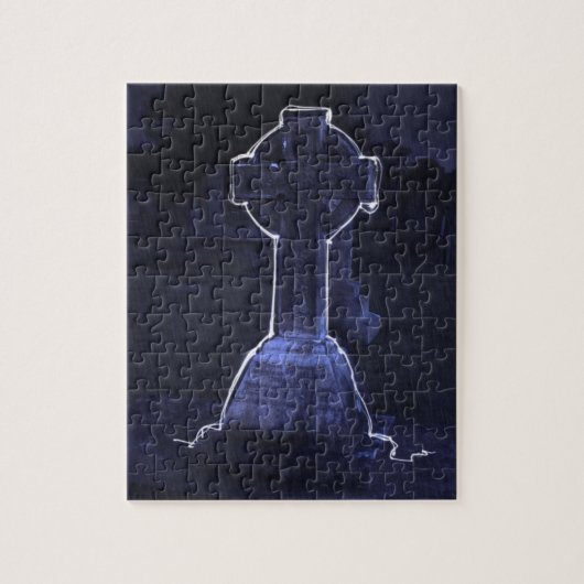 Grabstein Puzzle (Vertikal)